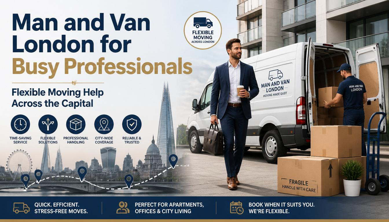 Man and Van London for Busy Professionals